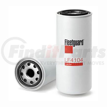 LF4104 by FLEETGUARD - Engine Oil Filter - 8.78 in. Height, 3.69 in. (Largest OD)