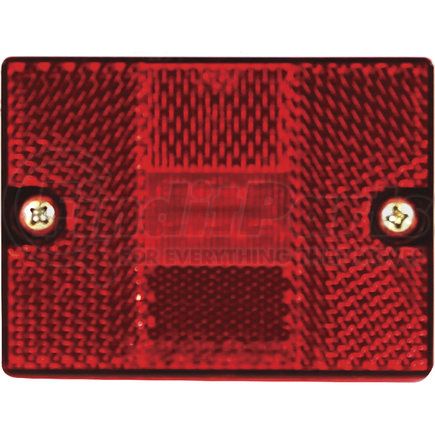 Buyers Products 5622716 2.875in. Red Rectangular Marker/Clearance Light with Reflex with 6 LED