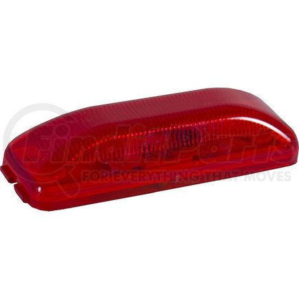 Buyers Products 5623812 Clearance Light - 3.75 inches, Red., Reactangular, with 2 LED