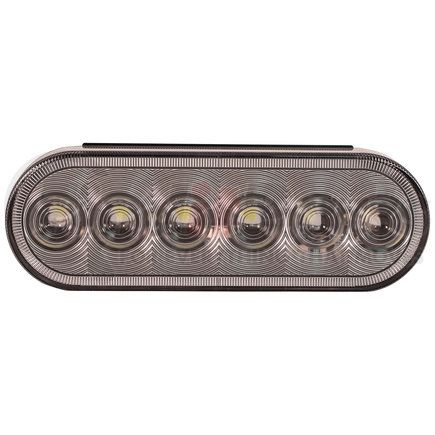 Buyers Products 5626356 Back Up Light - 6 inches, Clear Lens, Oval, with 6 LEDs