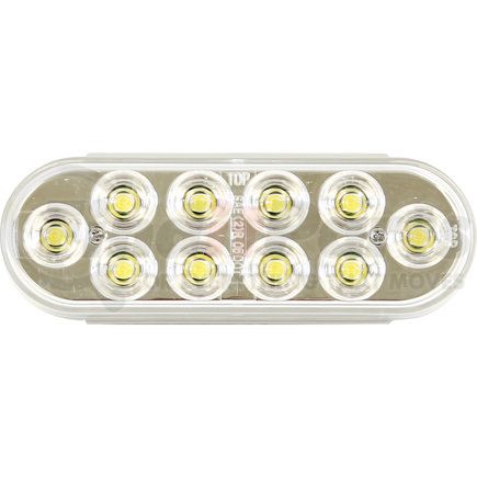 Buyers Products 5626311 Bulk 6in. Clear Oval Backup Light with 10 LEDs (Sold in Multiples Of 10)