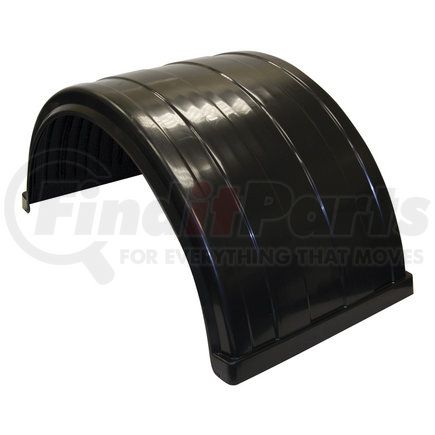 Buyers Products 8590245 Fender - Black, Ribbed, Poly, For Wheel Diameter 22.5/24.5 in.