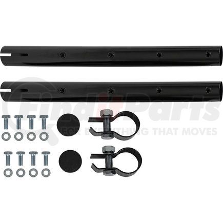 Buyers Products 8592426 Truck Quarter Fender Support - Black, Carbon Steel, Tube with Clamps and Bolts