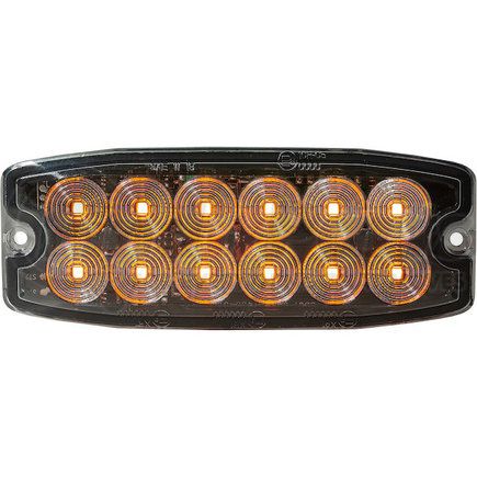 Buyers Products 8890400 Strobe Light - 5 inches Amber, Dual Row, Ultra Thin, LED