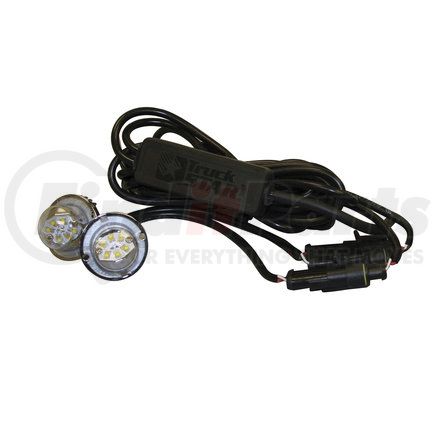 Buyers Products 8891225 25 Foot Clear Bolt-On Hidden Strobe Kits with In-Line Flashers with 6 LED