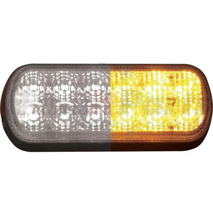 Buyers Products 8891602 Strobe Light - Dual Row 5.5inches Amber/Clear LED Strobe Light