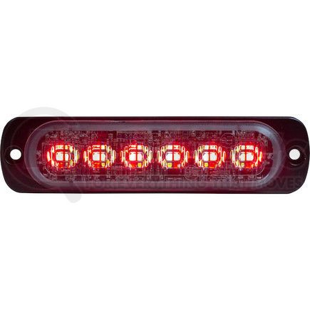 Buyers Products 8892107 Strobe Light - 4.5inches Wide , Red/Clear,Dual Color Thin, LED