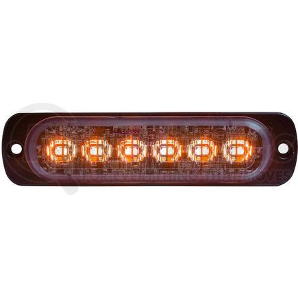 Buyers Products 8892102 Strobe Light - 4.5 inches Wide, Amber/Clear, Dual Color, Thin, LED