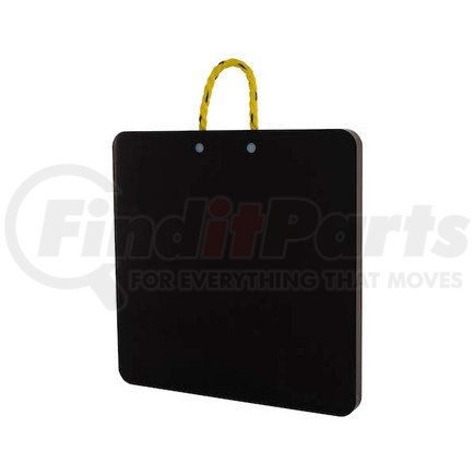 Buyers Products op242415 Outrigger Pad - 24 x 24 x 1-1/2 in. Thick, High Density, Smooth, Black, Poly