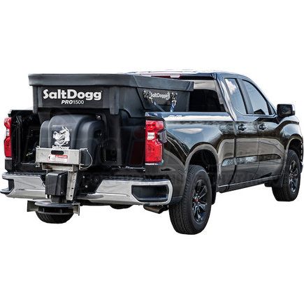 Buyers Products PRO1500CH Vehicle-Mounted Salt Spreader - Electric, Poly, 1.50 cu. yds., Adjustable