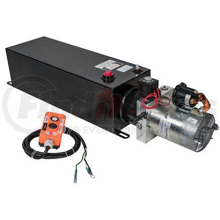 Buyers Products pu303lrs 3-Way DC Power Unit-Electric Controls Horizontal 3 Gallon Steel Reservoir