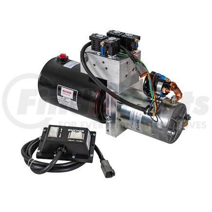 Buyers Products pu3593lr 4-Way/3-Way DC Power Unit-Electric Controls Horizontal 0.75 Gallon Reservoir