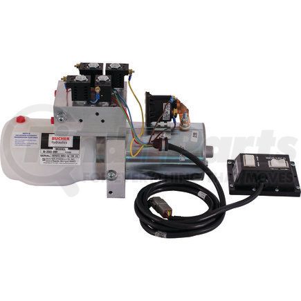 Buyers Products pu3593 4-Way/3-Way DC Power Unit-Electric Controls Horizontal 0.32 Gallon Reservoir