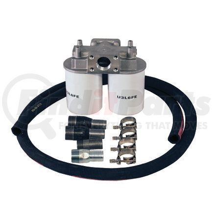 Buyers Products u3lwf4 Hydraulic Filter - 3 Line Filtration Kit with Side-By-Side Filter