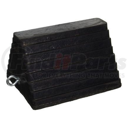 Buyers Products wc1086 Wheel Chock - Heavy Duty Rubber with Chain Eye 10 x 8 x 6 in.