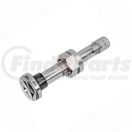 HALTEC 60ms-00 Tire Valve Stem - Straight, 2-3/8" Length, Nickel, Grommet Seal, for 9.7 mm Valve Hole