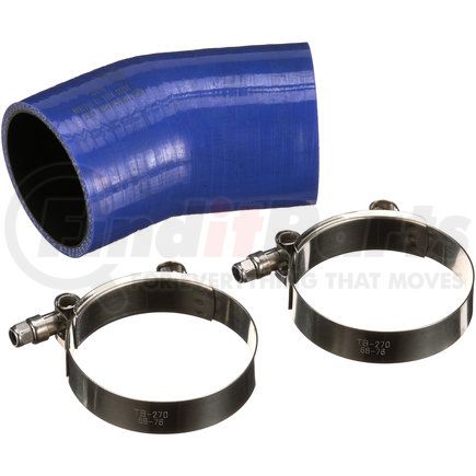 Gates 26222 Intercooler Hose Kit - Turbocharger, Molded, with T-Bolt Clamps and SS Band