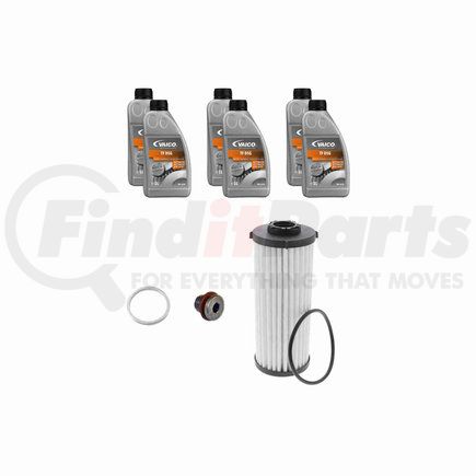 Vaico V104991 Filter W/ Gasket, Transmission Oil (DCG 6 ltr), Instl Hardware