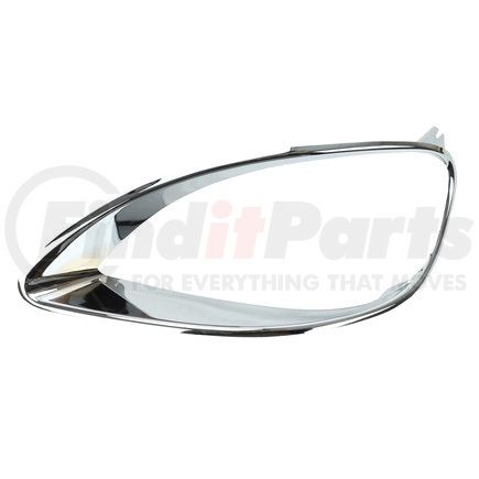 Torque Parts TR592-FCHB-L Headlight Bezel - Driver Side, Chrome, for 2001-2022 Freightliner Columbia Trucks