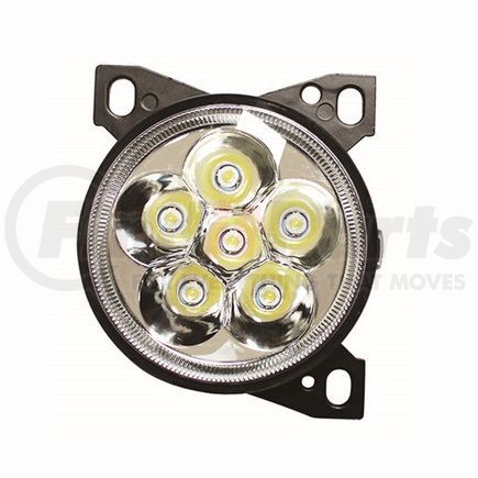 Torque Parts TRHY6303CP Fog Light - Passenger Side, LED, Chrome for 2008-2015 Kenworth, Peterbilt