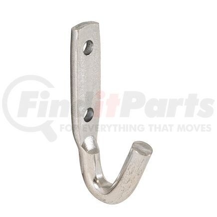 Buyers Products b2447bz Tarp Hook - Bolt-On, with Holes, Zinc Plated, Carbon Steel, 3-1/4" Length, 0.375" Cross Section Diameter, Manual Pull-Style with Spring Assist