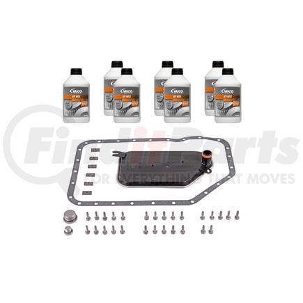 Vaico V103213 Filter W/ Oil Pan Gasket, Transmission Oil (ATF III 7 ltr), Instl Hardware
