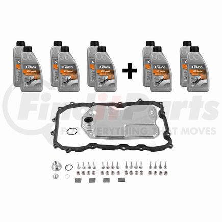 Vaico V103214XXL Kit, cambio de aceite de caja de cambios automática con aceite