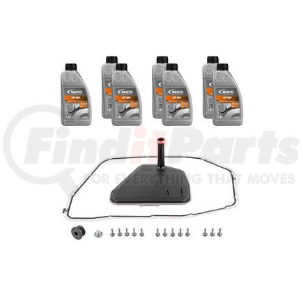 Vaico V103216 Kit, cambio de aceite de caja de cambios automática con aceite