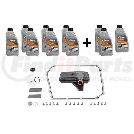 Vaico V10-3220-XXL Cartridge Filt W/ Seal, Sump Filt, Oil Pan Gasket, Oil (DCG 10 ltr), Instl HW