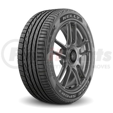 Kelly Tires 356767090 Edge Sport Tire - 215/45R18, 93W, 25.67 in. OTD, Vertical Serrated Band (VSB)