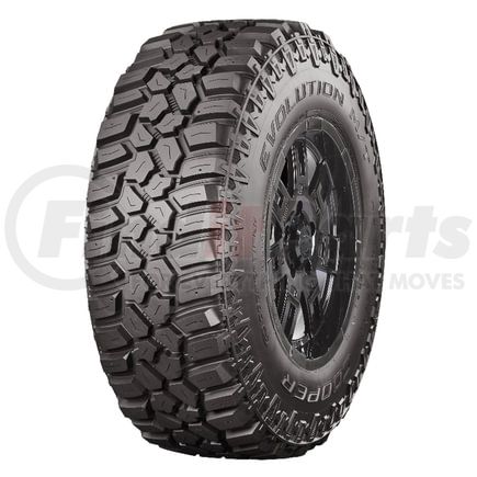 Cooper Tires 170171008 Evolution M/T Tire - LT295/70R18, 129Q, 34.25 in. OTD, Black Side Wall (BSW)