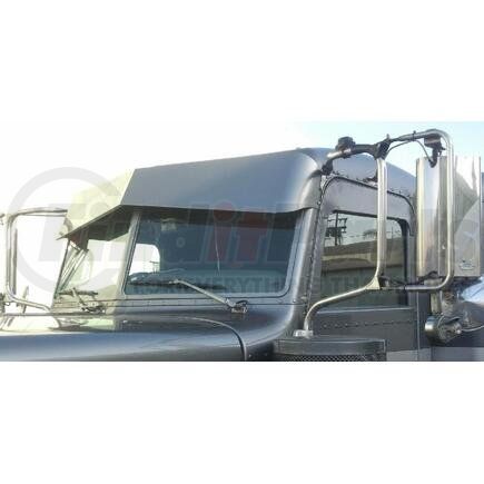 Aranda P-1426 PETERBILT 12 X 8 STANDARD CAB BOTELLO BOWTIE DROP VISOR, STAINLESS