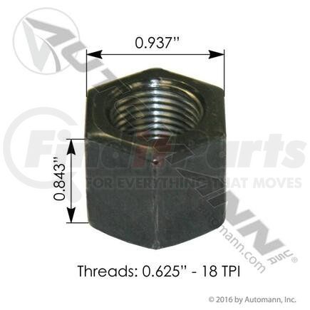 Automann DN3 DEEP NUT 5/8IN 18 GR8