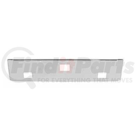 Peterbilt HDB010278 This is a front bumper for a 1986 - 2007 Peterbilt 379 378, Texas square, chrome and with fog lamps.