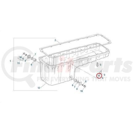 PAI 842033 Washer - 0.80in, 20.32mm, ID x 1.02in, 25.91mm, OD x 0.057in, 1.44mm Thick, Aluminum