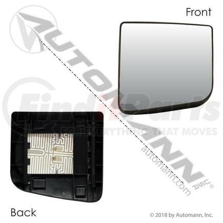 Automann 563.75022 MIRROR GLASS CONVEX HEATED RH