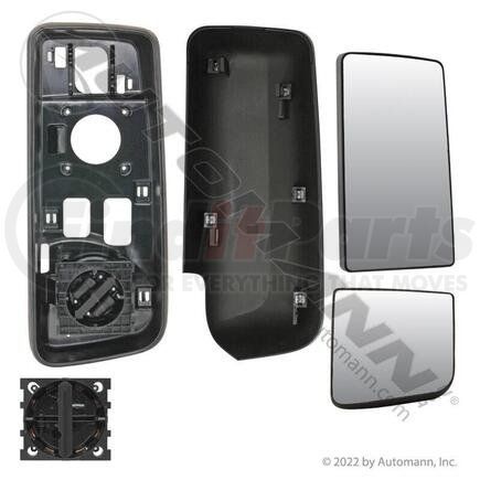 Automann 563.75028 MIRROR HEAD RH HEATED BLACK PE