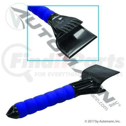 Automann 579.SC10 Snow / Ice Scraper - 10 Inch Long, 4 Inch Wide, With Soft Grip