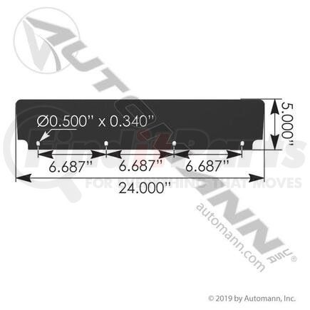 Automann 562.9185 QUARTER FENDER TOP FLAP