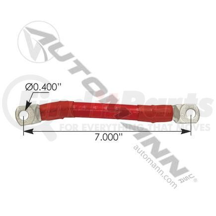 Automann 178.2009RD Cable Batt Stackable, 2/0 7 in., Red