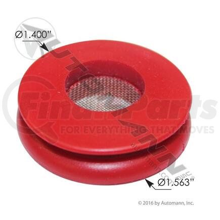 Automann 179.1011S Gladhand Seal - with Screen, Red