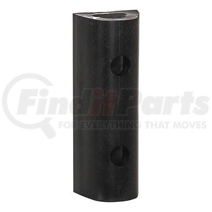 Buyers Products d312 Extruded Rubber D-Shaped Bumper with 2 Holes - 3 x 2-7/8 x 12in. Long