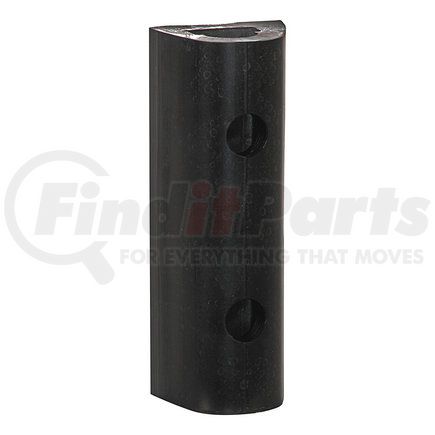 Buyers Products d424 Extruded Rubber D-Shaped Bumper with 3 Holes - 4 x 3-3/4 x 24in. Long