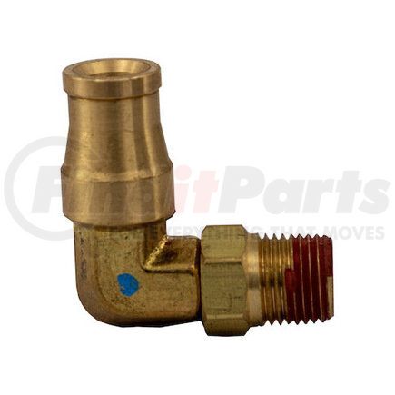 Buyers Products be90m25p125s Brass DOT Push-in Swivel Male Elbow 1/4in. Tube O.D. x 1/8in. Pipe Thread
