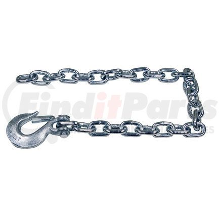 Buyers Products bsc3835 3/8X35in. Class 4 Trailer Safety Chain with 1-Clevis Style Slip Hook-43 Proof