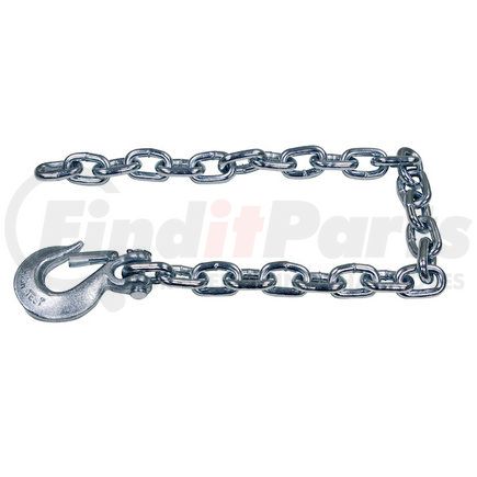 Buyers Products bsc3842 3/8X42in. Class 4 Trailer Safety Chain with 1-Clevis Style Slip Hook-43 Proof