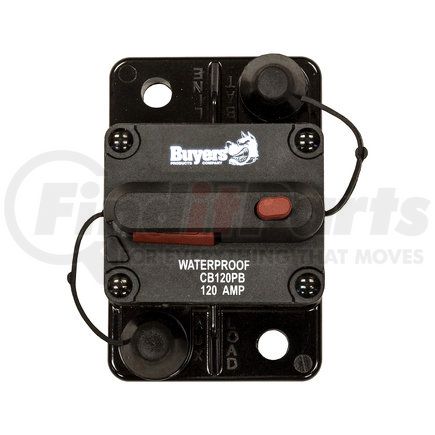 BUYERS PRODUCTS cb120pb Circuit Breaker - 120 AMP, with Manual Push-To-Trip Reset