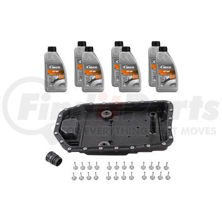 Vaico V202089 Kit, cambio de aceite de caja de cambios automática con aceite