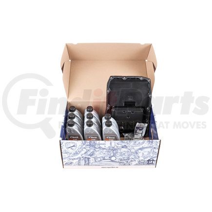 Vaico V450188 Oil Pan W/ Gasket, Transmission Oil (DCG 8 ltr), Instl Hardware