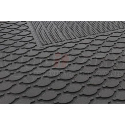 Vaico V20-4093 All-Weather Floor Mats; rubber, black, front and rear